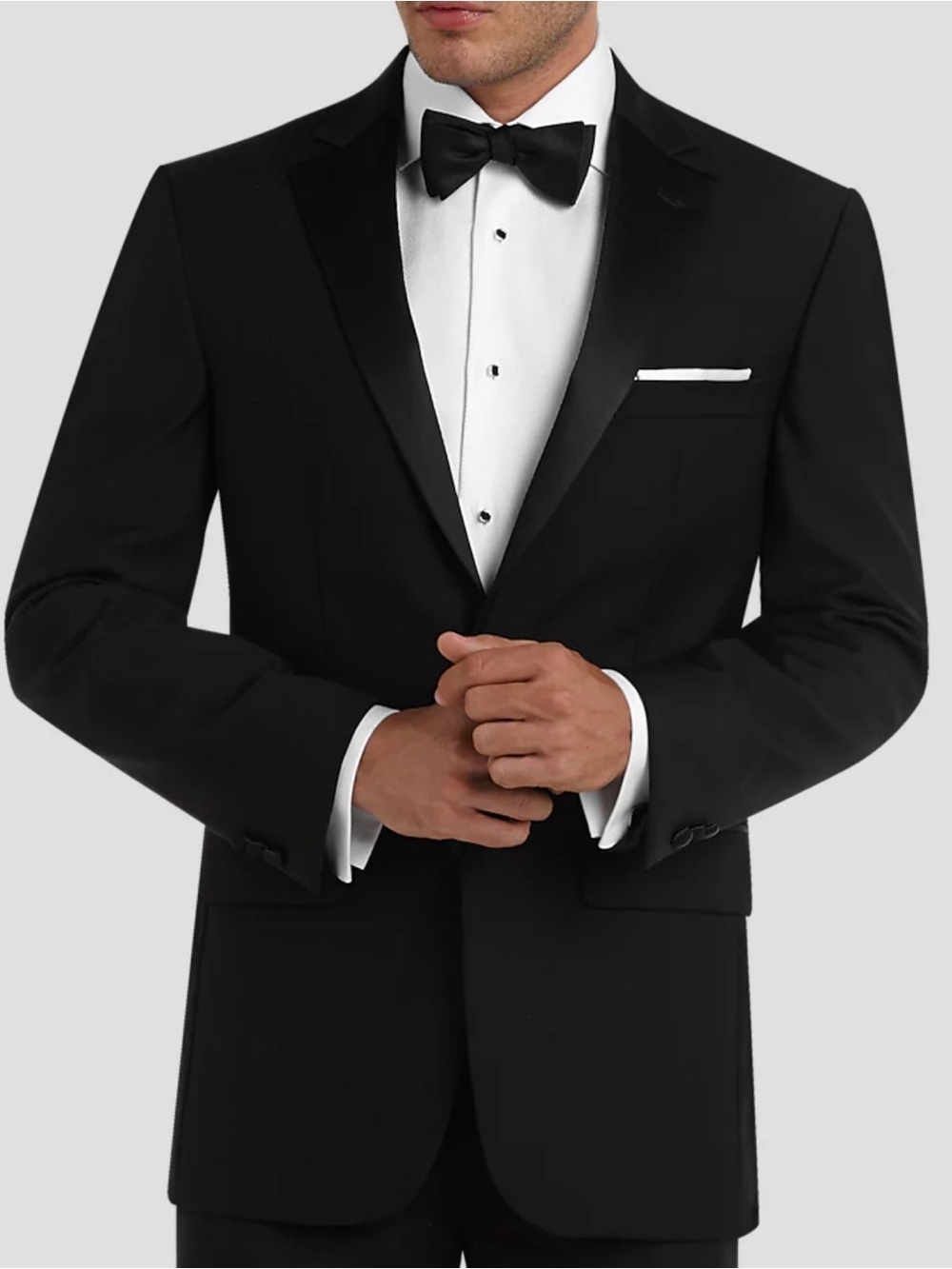 NWT Pronto Uomo Exceptional Value Tuxedo Black 44R